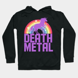 Death Metal Unicorn (Purple) Hoodie